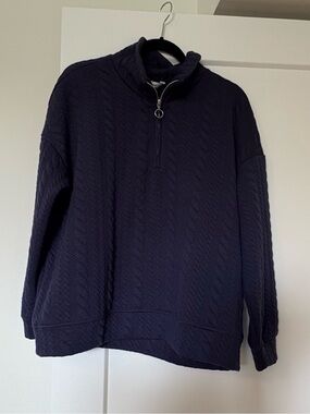 Ladies Half-Zip Cable Knit pullover - NWT